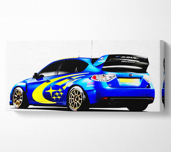 Subrau Rallye Auto hinten