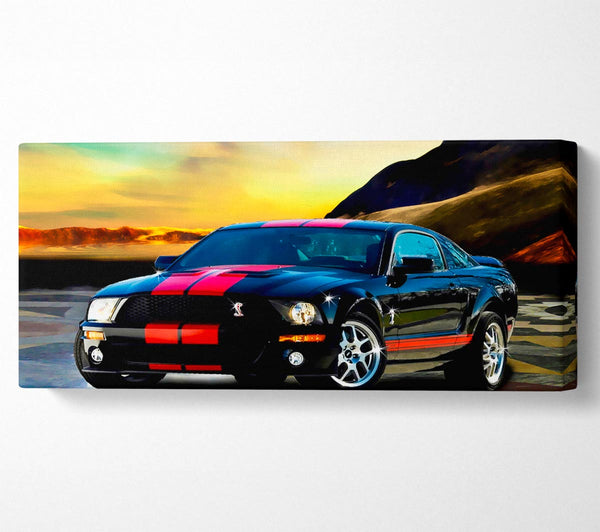 Shelby Mustang rote Streifen