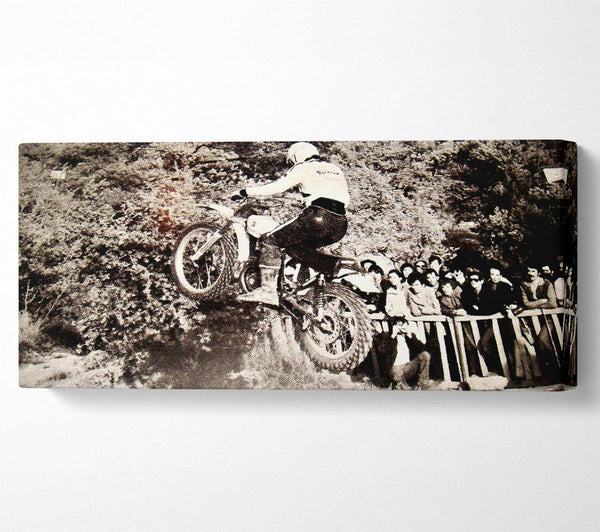 Retro-Motorcross-Sprung