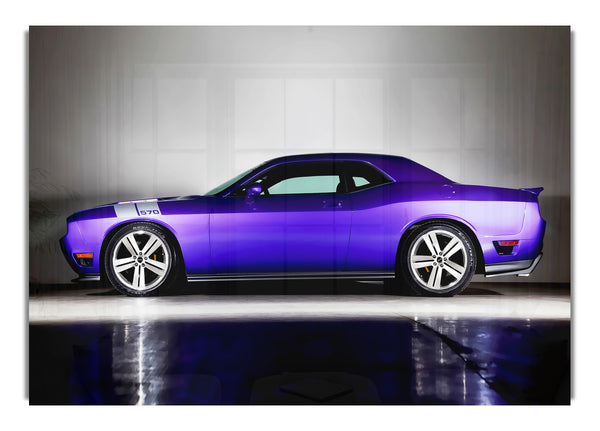 Purple Mustang