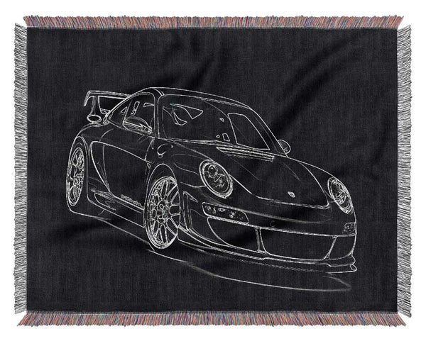Porsche Gt3 Woven Blanket