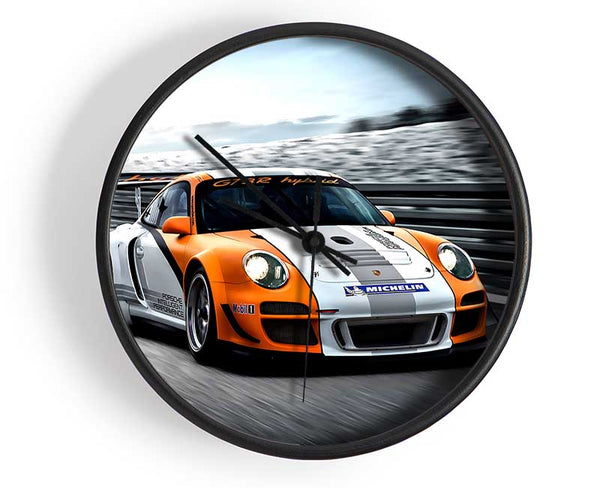 Porsche Gt3 R Hybrid Clock - Wallart-Direct UK
