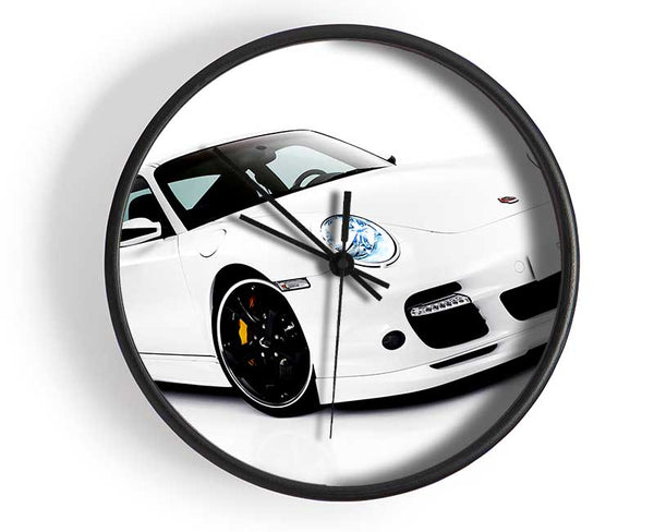 Porsche 911 Gt White Clock - Wallart-Direct UK