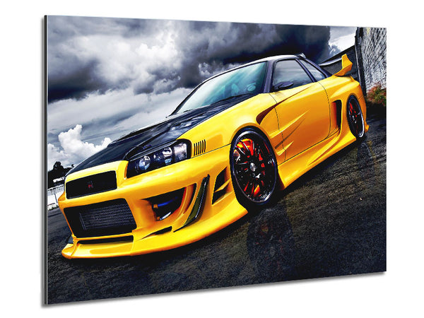 Nissan Skyline Gelb