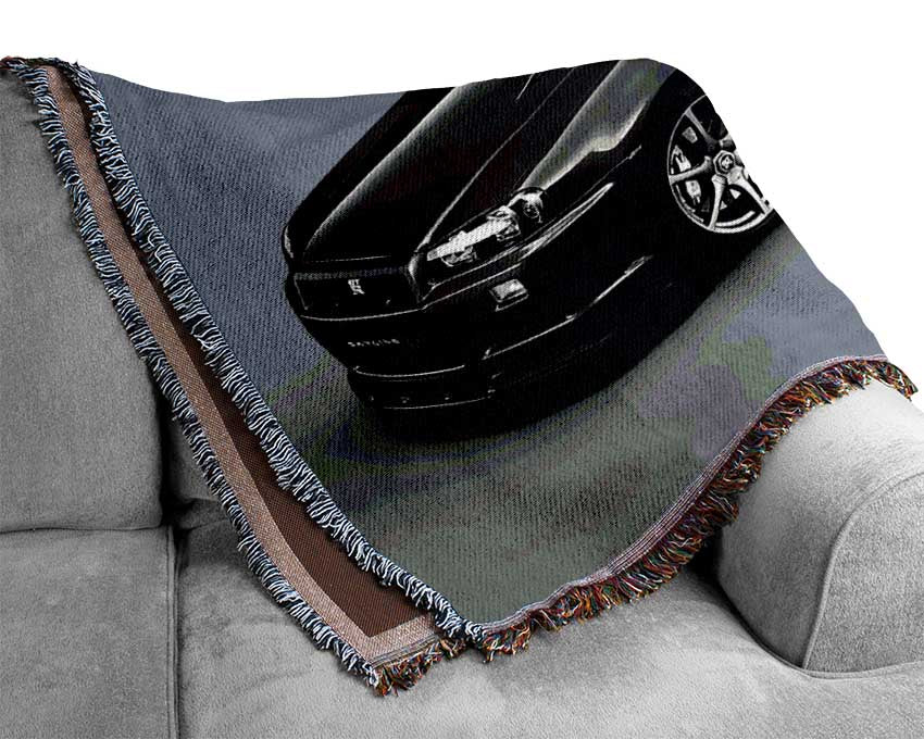 Nissan Skyline Grey Woven Blanket