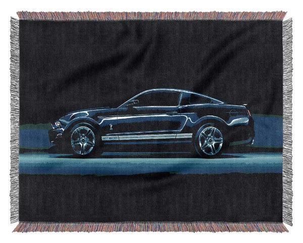 Mustang Gt500 Woven Blanket