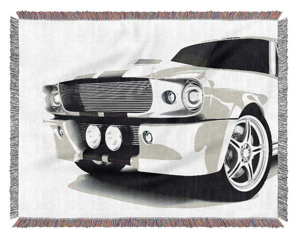 Mustang Grill Woven Blanket