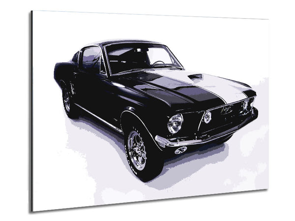 Mustang 67 B und W