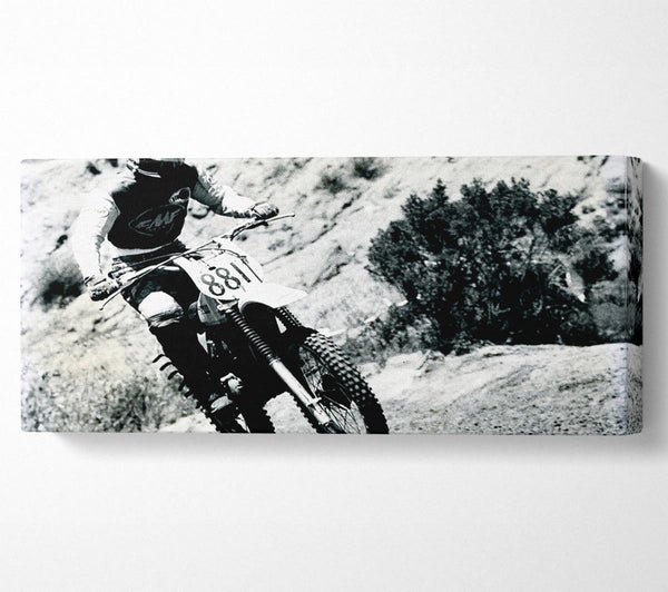 Motocross-Retro-Rennen