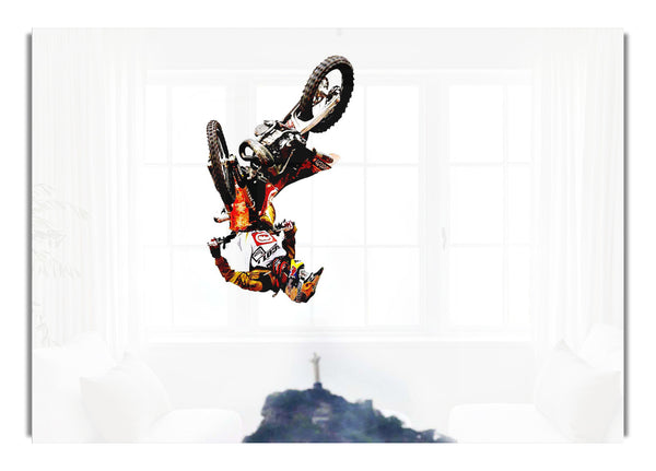 Motorcross Freestyle Upside Down