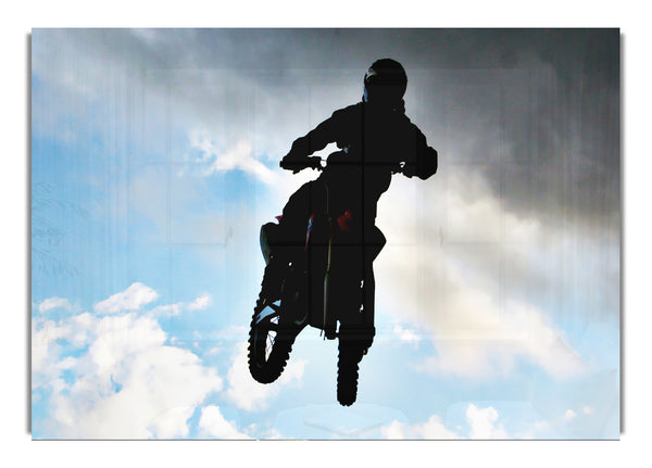 Motorcross Freestyle In The Sky
