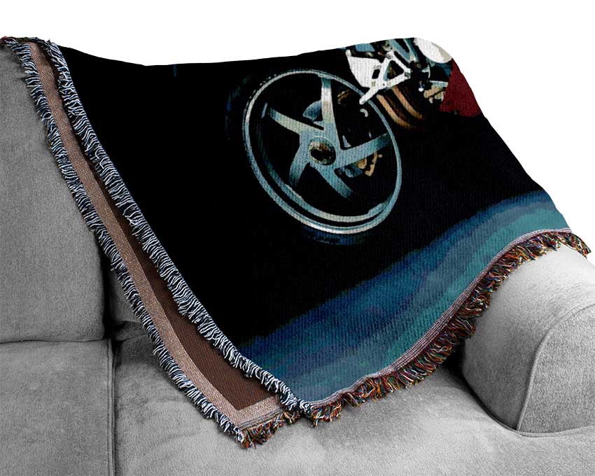 Motorbike Ducati Woven Blanket