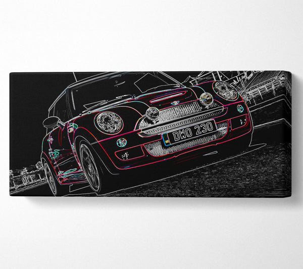 Mini Cooper Ritt auf der Rennstrecke