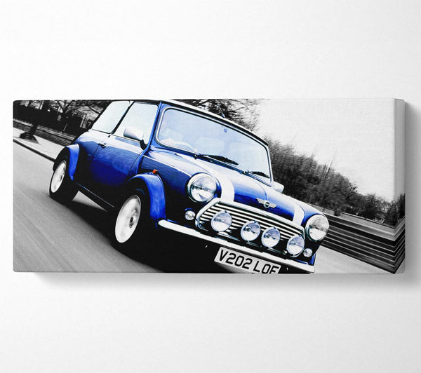 Mini Cooper Retro Blau