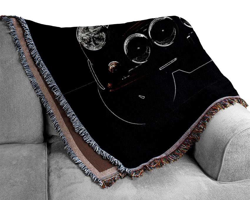 Mini Cooper Front Woven Blanket