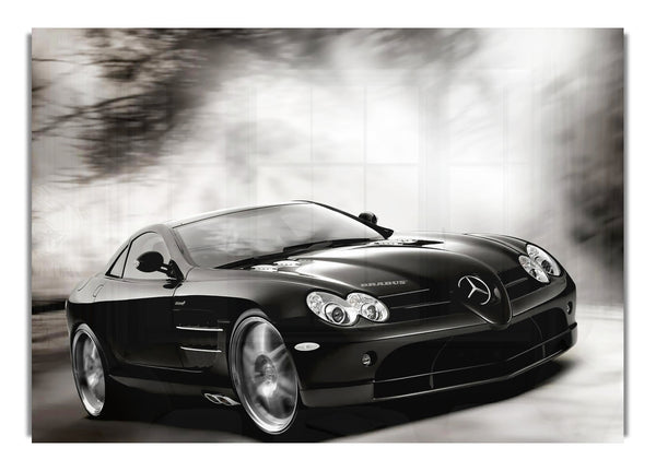 Mercedes Maclaren Black And White