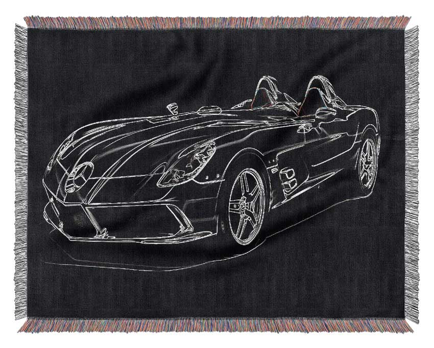 Mercedes Concept Psychedelic Woven Blanket