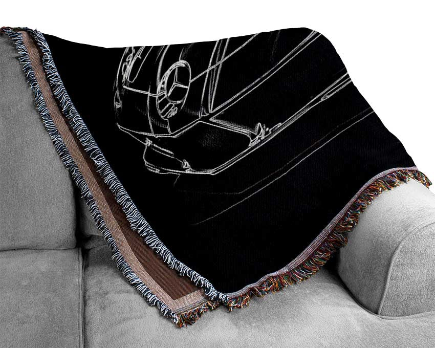 Mercedes Concept Psychedelic Woven Blanket