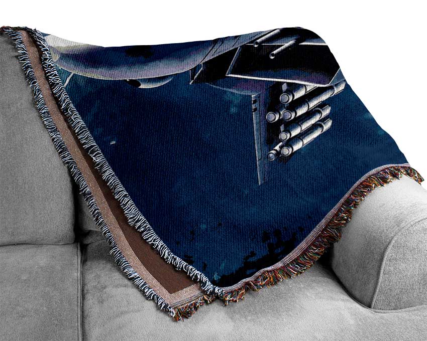 Macross Fighter Woven Blanket