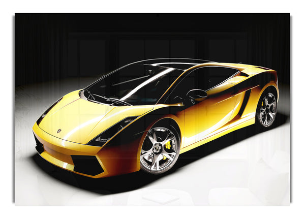 Lamborghini Yellow Stunner