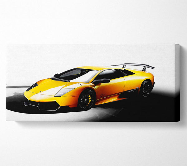 Lamborghini Seitenprofil Gelb