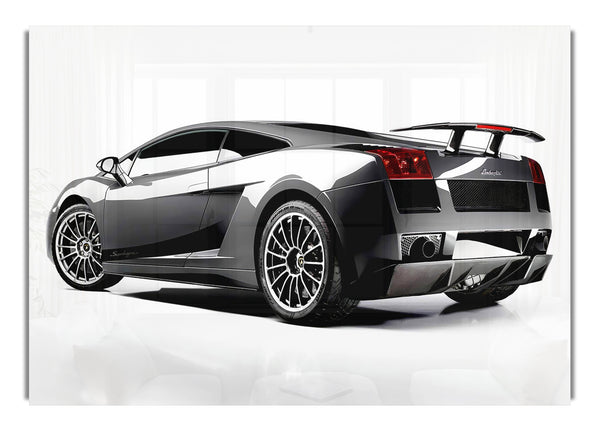Lamborghini Heck Silber