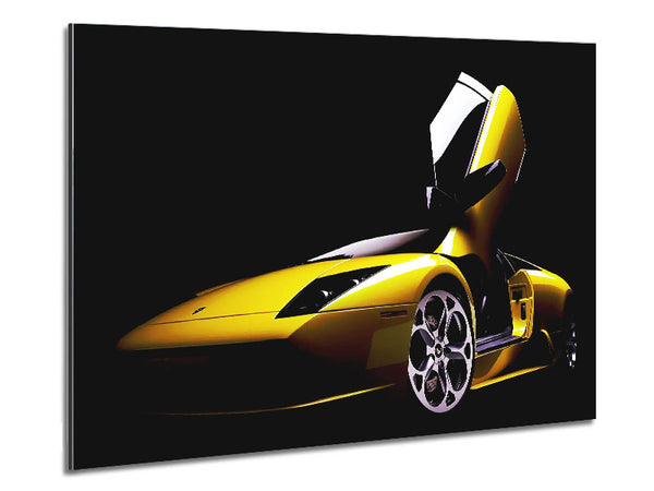Lamborghini Türen Gelb