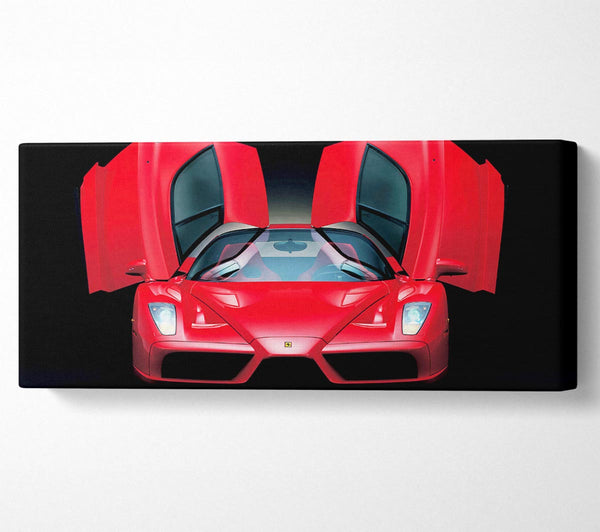 Lamborghini Bat Winged Doors Red