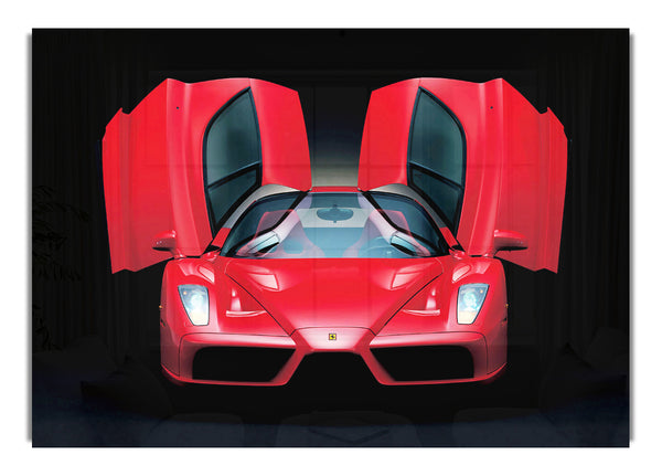 Lamborghini Bat Flügeltüren Rot