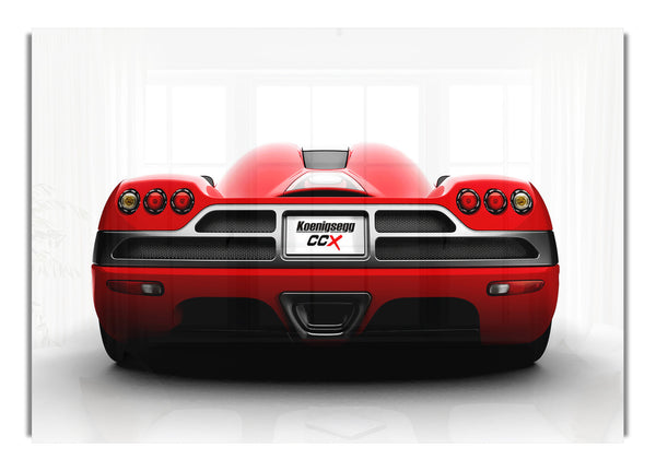 Keonigsegg Super Car Heck