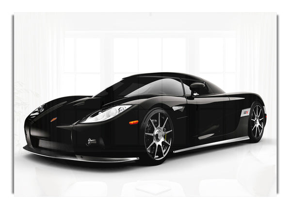 Keonigsegg Super Auto Schwarz
