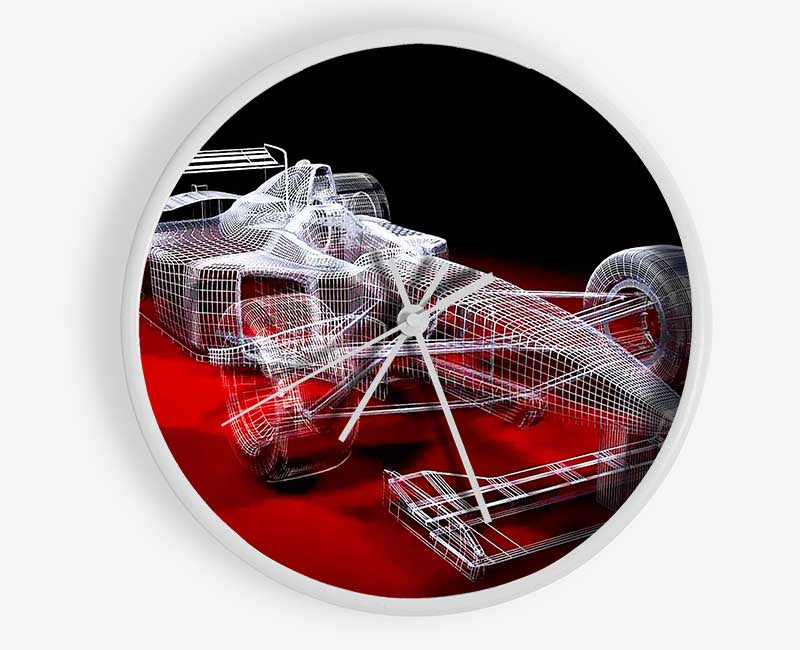 Formula One Prototype Clock - Wallart-Direct UK