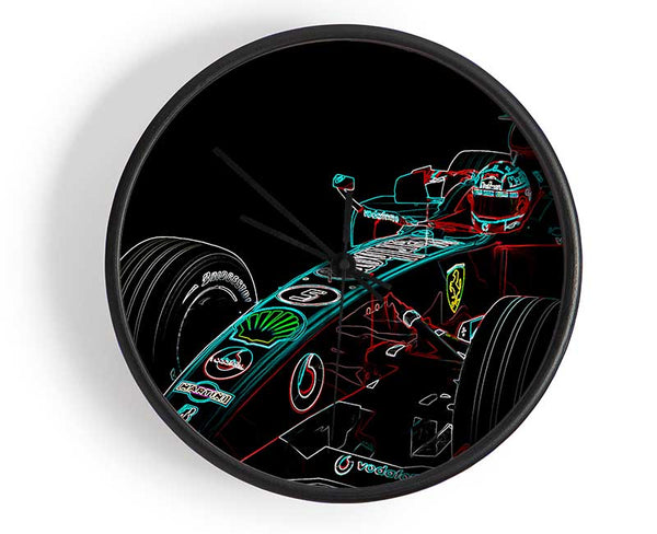 Formula One Profile Clock - Wallart-Direct UK