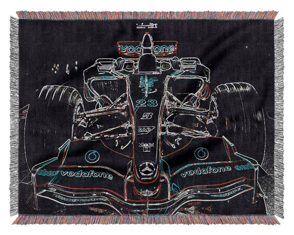Formula One Pole Postion Woven Blanket