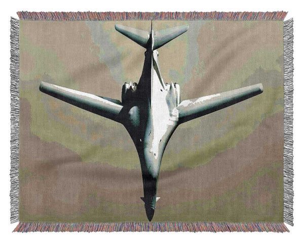 Fighter Plane Woven Blanket