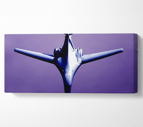 Fighter Plane Purple Skies