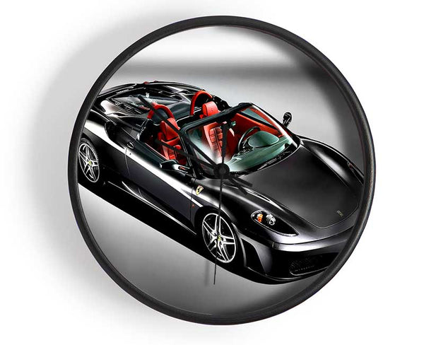 Ferrari Silver Clock - Wallart-Direct UK