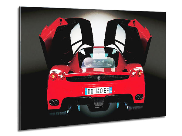 Ferrari Rear Bat Winged Doors Red