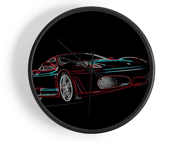 Ferrari Front Clock - Wallart-Direct UK