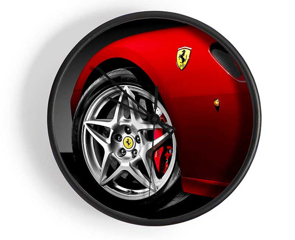 Ferrari F430 Spoke Wheel Clock - Wallart-Direct UK