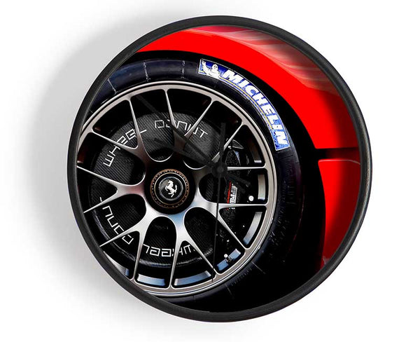 Ferrari F340 Wheel Clock - Wallart-Direct UK