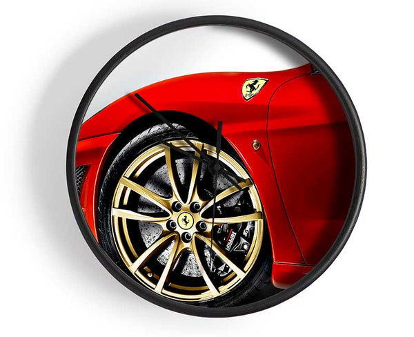 Ferrari F340 Wheel Profile Clock - Wallart-Direct UK