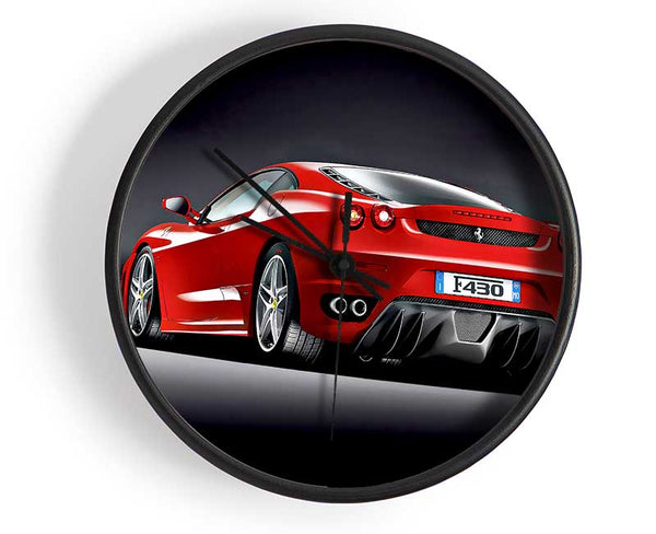 Ferrari F340 Rear View Clock - Wallart-Direct UK