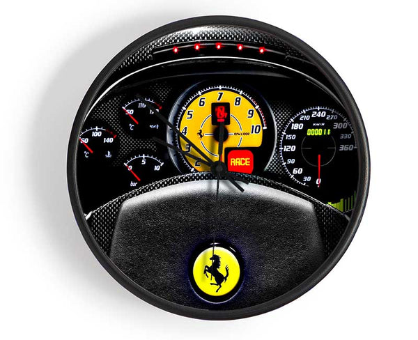 Ferrari F340 Dashboard Clock - Wallart-Direct UK