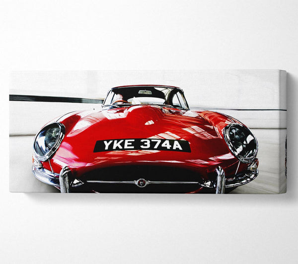 E-Type Jaguar Red