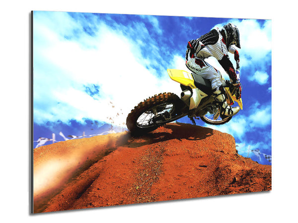 Verrücktes Motocross-Bike