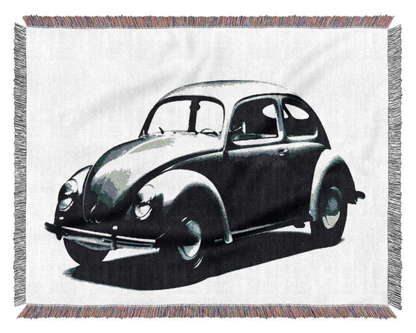 Classic Vw Beetle Woven Blanket