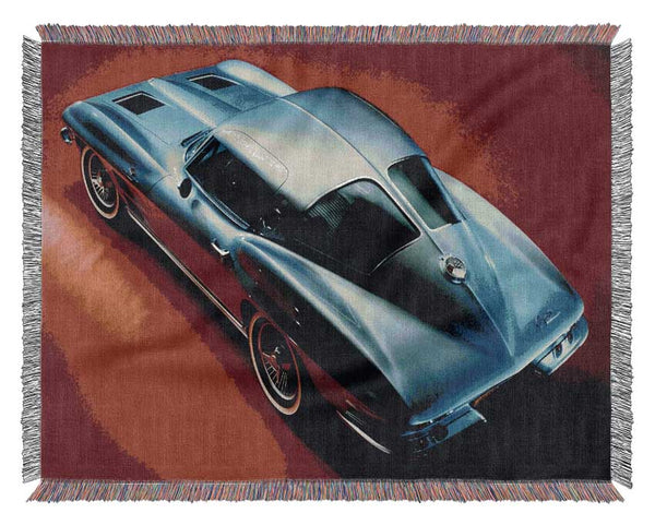 C 1963 Chevrolet Corvette Stingray Woven Blanket