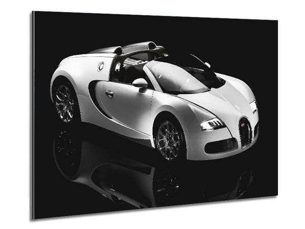 Bugatti Veyron Schwarz und Weiß