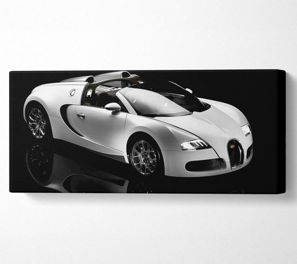 Bugatti Veyron Schwarz und Weiß